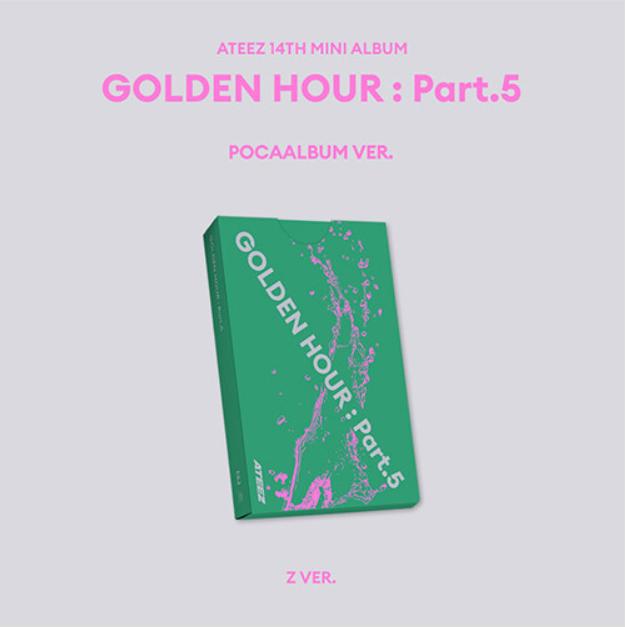 [предзаказ] [НАБОР] ATEEZ 14-й мини-альбом GOLDEN HOUR : Часть 5 Набор POCAALBUM (A + Дневник + Z Вер.)