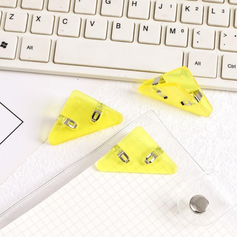 1/5/10/20 шт. Многофункциональный офисный треугольный зажим для книг - Пластиковый органайзер для папок, предотвращающий скатывание