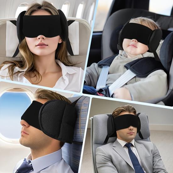 Memory Foam Eye Cover Neck Pillow Breathable Sleep Cover Flights Travel Pillows Washable Airplane Travel Kit