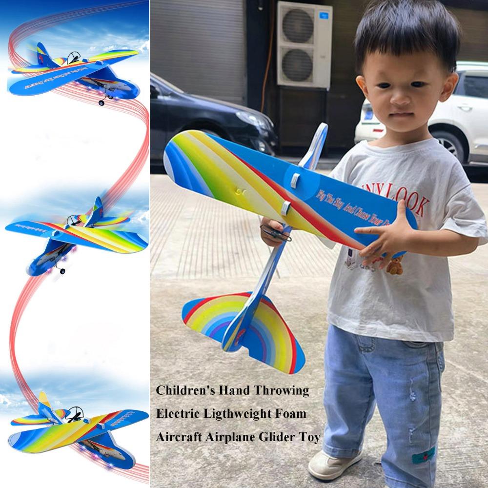 Multistyles Electric Foam Aircraft EVA Airplane Glider Toy Model Charging Trainer Model