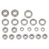 Комплект подшипников для радиоуправляемой машины, 21 шт., нержавеющая сталь, высокая точность вращения, полный комплект, герметичные ступицы колес