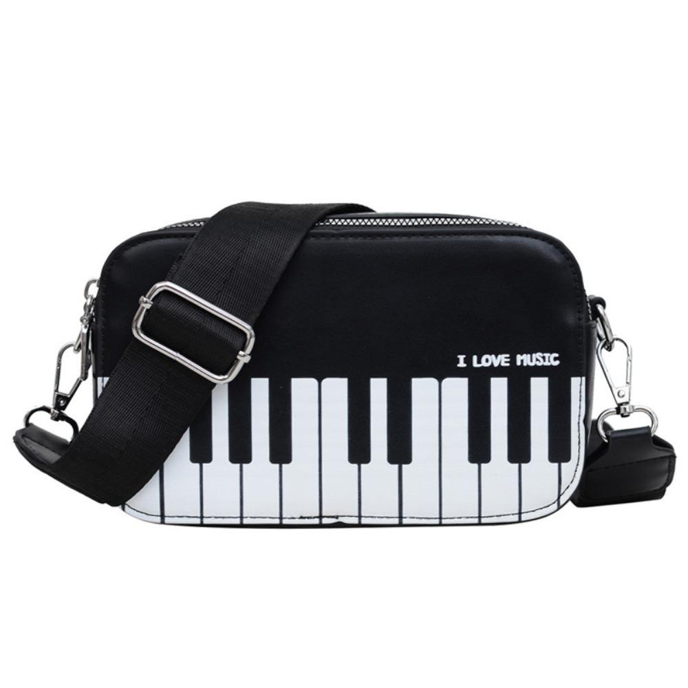 Винтажная сумка через плечо в виде пианино, модная сумка из искусственной ПУ кожи, трендовая мини-квадратная сумка для девочек