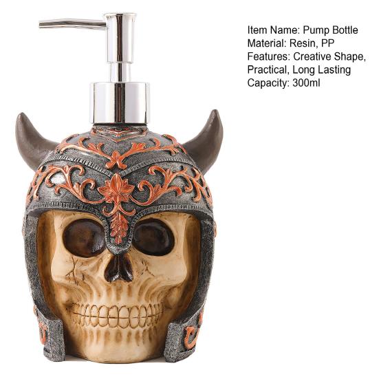Креативный диспенсер для жидкого мыла в виде черепа, бутылка с помпой для заправки, большая емкость