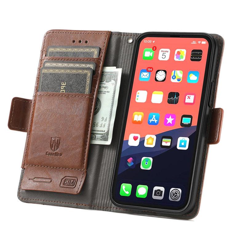 Folding Screen Flip Business Phone Case Phone Cover Compatible For 13 6.5/ 13 Pro/ 12 Pro Max/ 12/12