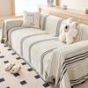 Chenille Nordic Line One-Piece Sofa Towel Anti-Scratching Whole Sofa Cover Towel All-Inclusive Universal Sofa Cover