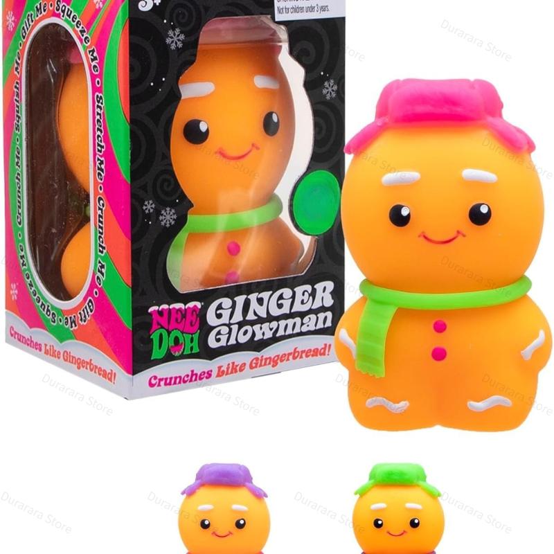 2026 New Schylling NeeDoh Gingerbread Man Stress Relief Squishy Toy Relief Fidget Toys Children Adults Collectable
