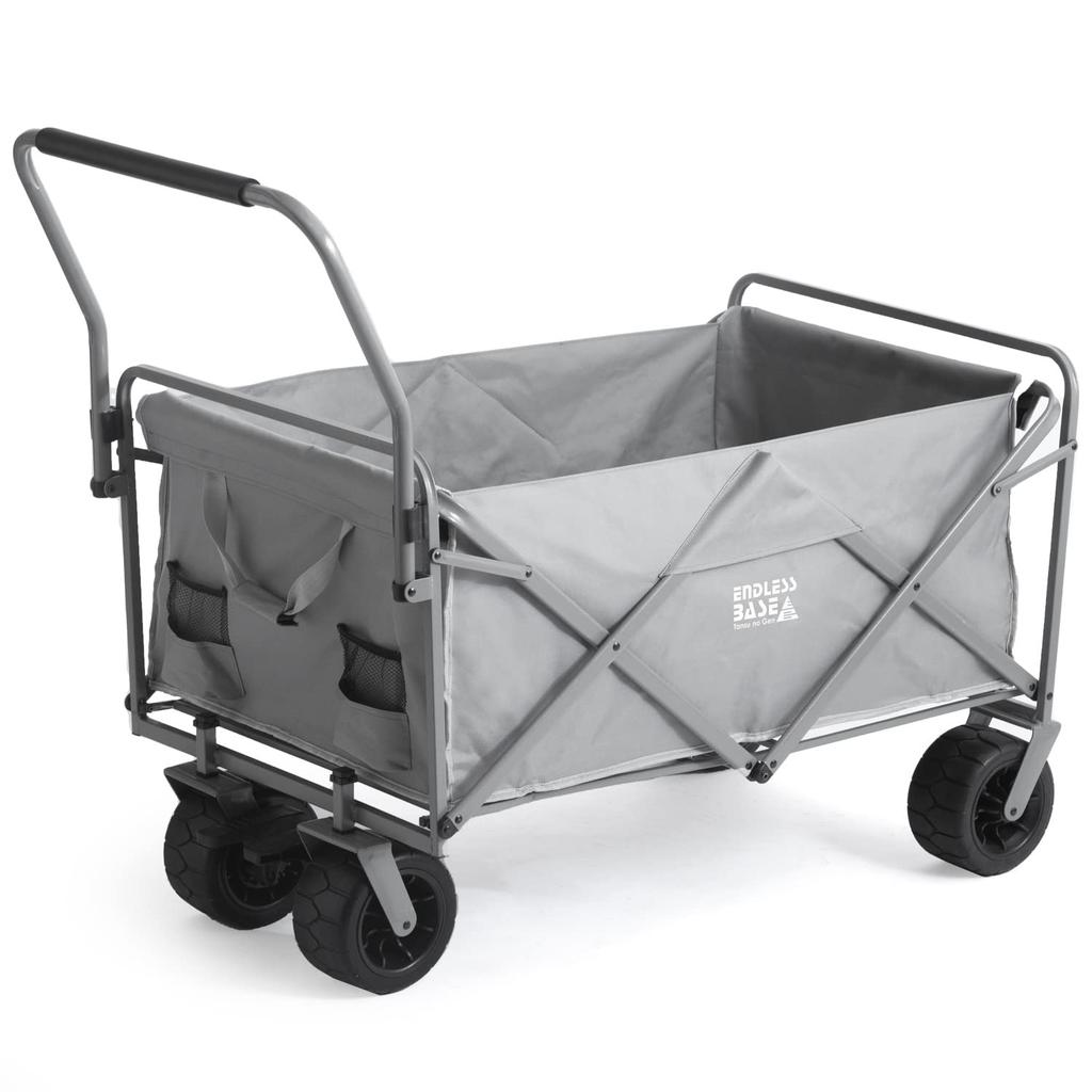Тележка-фургон большой вместимости 200 л, грузоподъемность 150 кг, большие колеса, складная уличная тележка-фургон ENDLESS-BASE 45600002(77856)