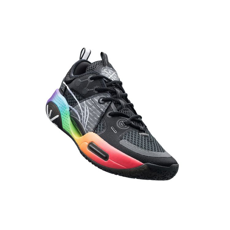 Li-Ning Мужские кроссовки Wade All City 9 V1.5 Pride черные многоцветные ABAR077-1