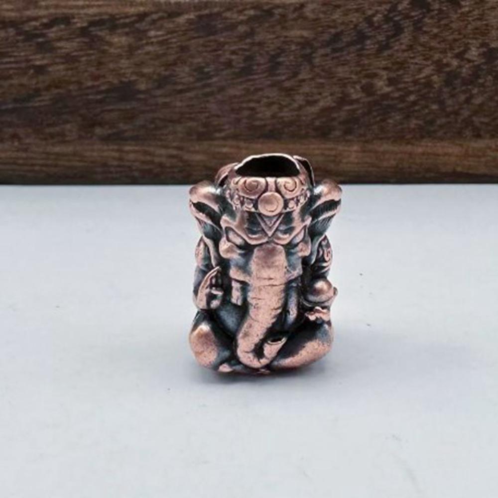 Ручная работа Lucky Cat Elephant Head Charms Браслет Шнурок Подвеска EDC Outdoor Tool