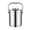 Изолированный подогреватель пищи и ведро для риса из нержавеющей стали