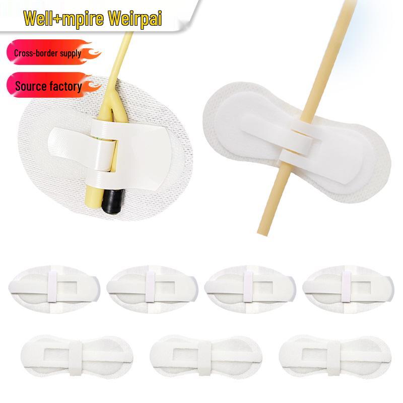 Повязка для фиксации периферически вводимого центрального катетера (PICC) - Гипоаллергенная, Трансграничная клейкая повязка для дренажных трубок