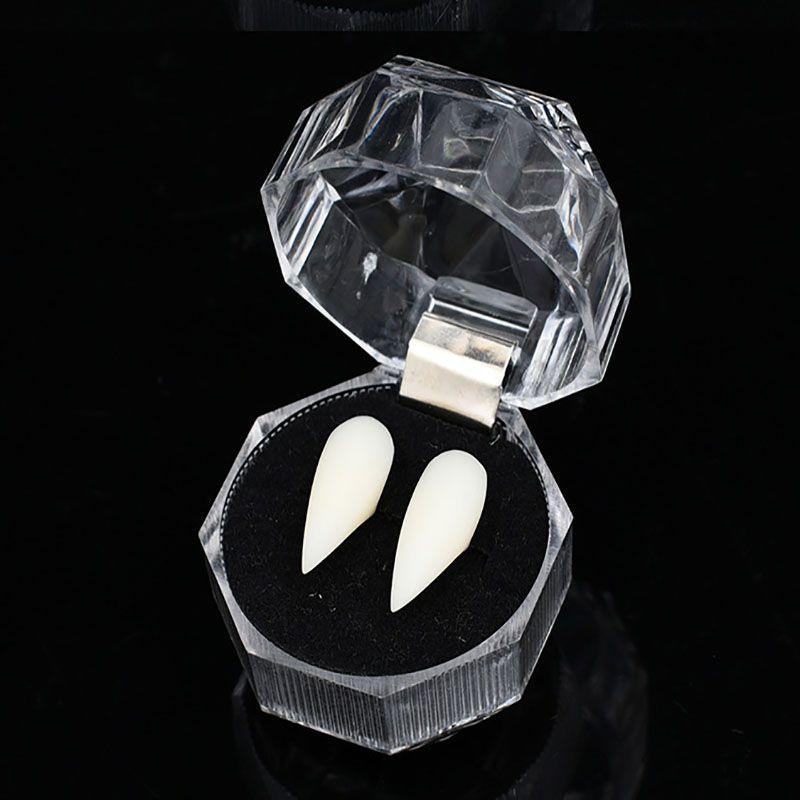 Премиум Качества Хэллоуин Косплей Зубы Вампира С Классическими Клыками Дьявола Для Вечеринок