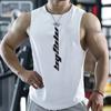Summer Mens Running Vest Loose Gym Bodybuilding Fitness Sports Polyester Quick Dry Marathon Training Basketball Tank Top