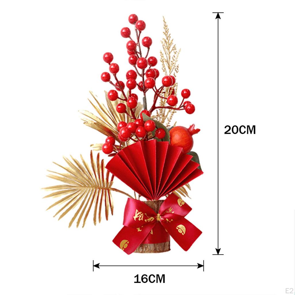 Chinese Year Decoration Feng Shui Decor Desktop Ornament Ceremony Handmade Good Luck for Home