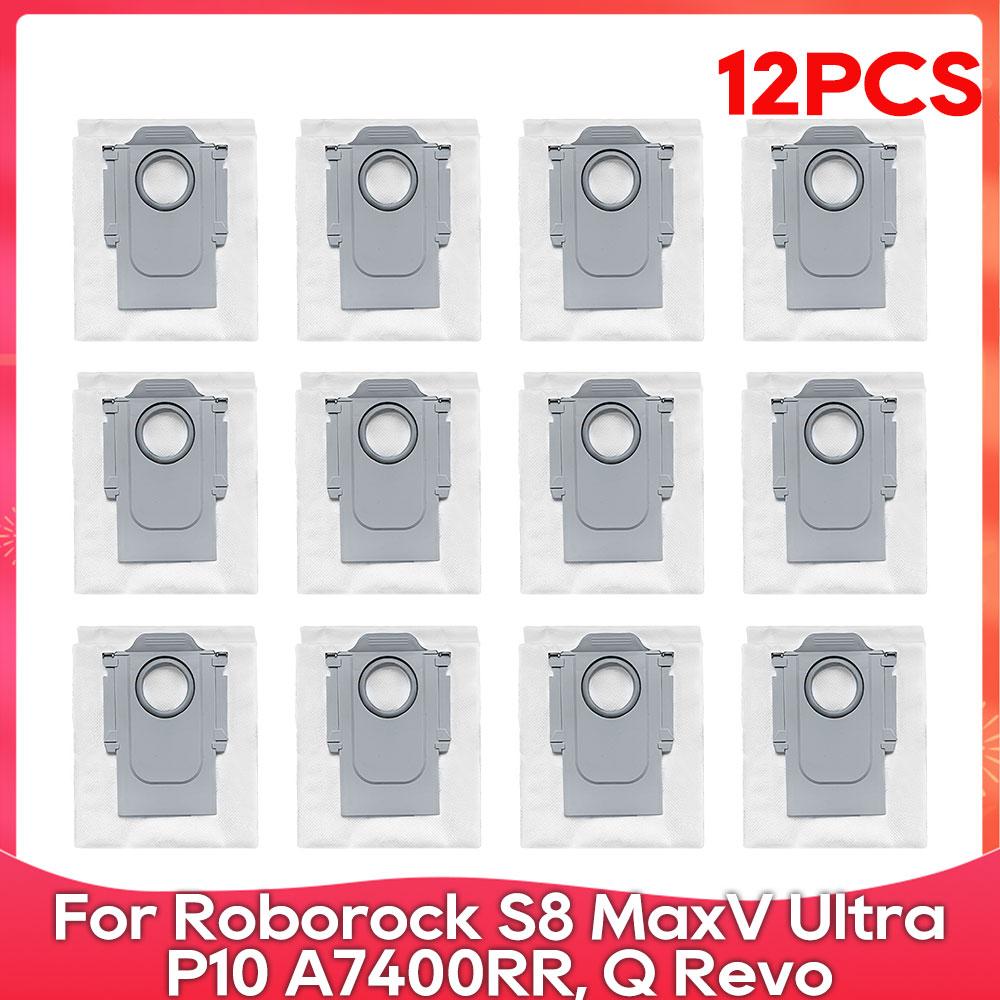 Compatible For ( Roborock S8 MaxV Ultra, P10 A7400RR, Q Revo, Qrevo Pro, Qrevo MaxV, Qrevo S, Qrevo Plus ) Dust Bag Accessory