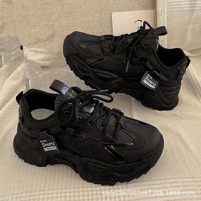 Сетчатые осенние дышащие кроссовки для папы женские универсальные осенние новые студенческие повседневные спортивные кроссовки для бега тренд