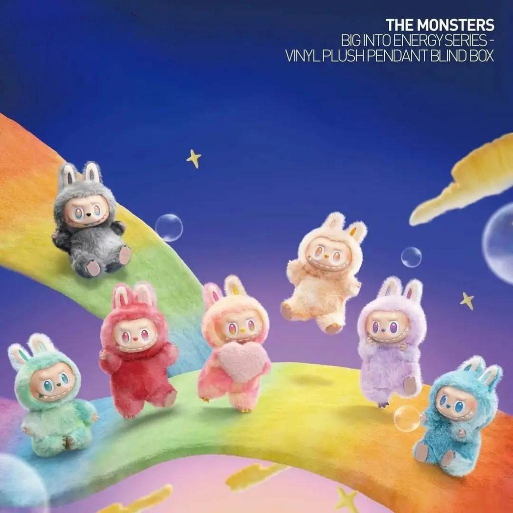 Новый 1 шт. LABUBU 3.0 Серия Big into Energy Виниловая плюшевая Блайнд-бокс Мешок-сюрприз Мистери-бокс Игрушки Кукла Милая фигурка Украшения Подарок