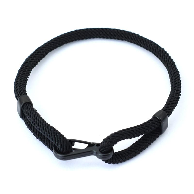 Unique Adjustable Rope Bracelet Unisex Black Outdoor Adventure Buckle Lucky Red Braclet Couple Brazalete Friendship Jewelry Gift