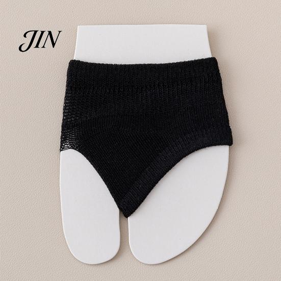 Flip Flop Socks Women Flip-Flop Socks, Cotton Open Toe Half Foot Low Cut Thongs Liner for Flops Clogs Slides Breathable