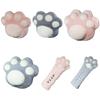 Plush Car Headrest Cute Cat Claw Car Neck Pillow Stylish Comfortable Soft Car Headrest And Waist Pillow