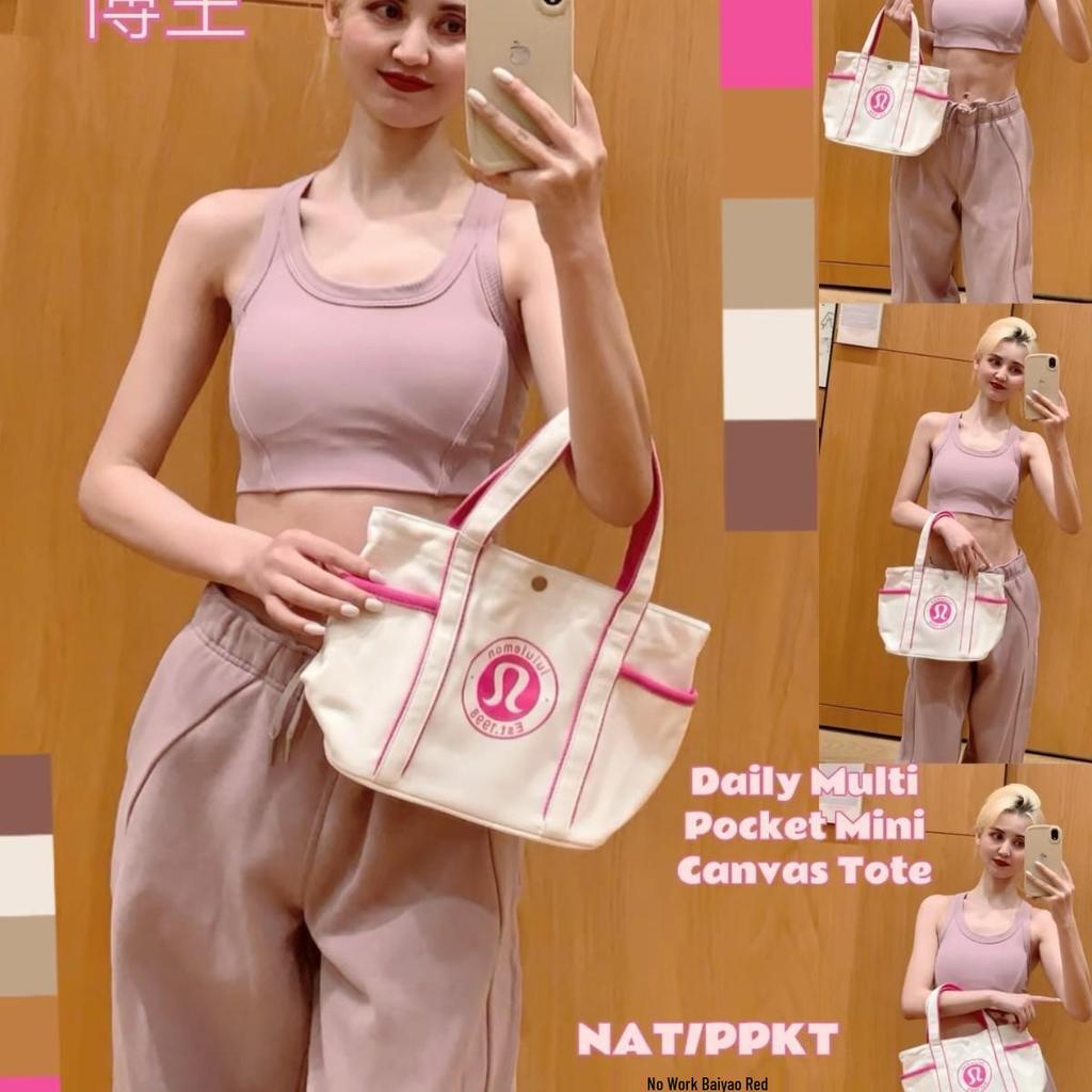 2025 Женская холщовая сумка-тоут большой вместимости с водоотталкивающим покрытием и множеством карманов, 6,5 л, спортивный стиль