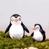 Bonsai Ornaments Garden Figurines Landscape Decoration Micro Landscape Resin Penguin Model