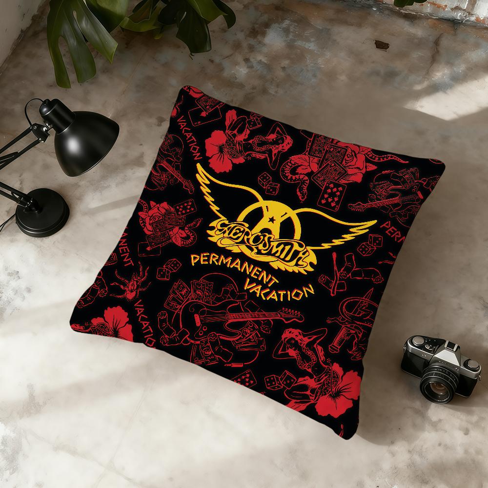 Rock Band A-Aerosmith наволочка для подушки Домашний Офис Удобный Нордическая Простота Популярный С молнией Наволочка