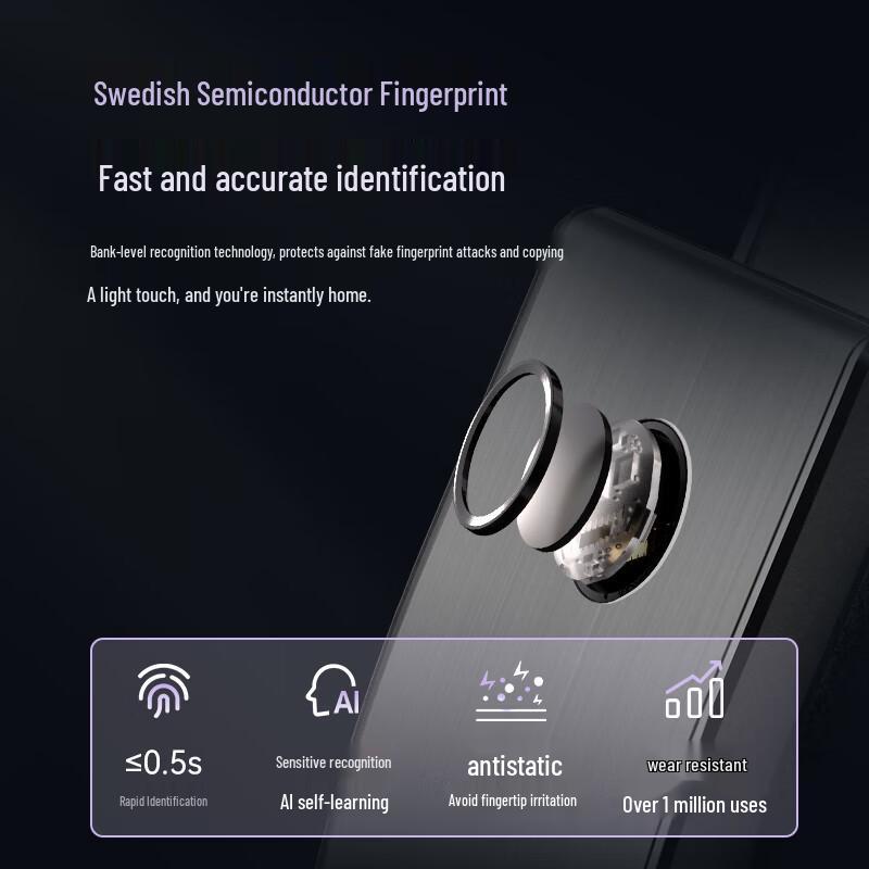 Kaadas Q6FVP Smart Facial Recognition Fingerprint Lock
