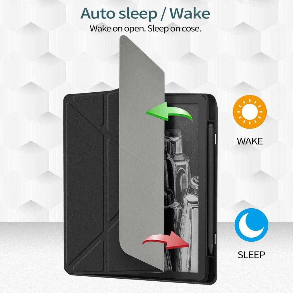 Многофункциональная складная подставка-чехол для электронной книги с держателем для карандаша для Kindle Scribe 10,2 дюйма 2022 г.