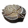 Lotus Stamp Decorative Wooden Textile Stamps Carved Collectible Blocks