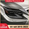 Для LEXUS GX 460 2015-2023 Защитная пленка для фар автомобиля, черная ТПУ, пленка для изменения цвета, аксессуары