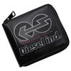 Кошелек круглый на молнии двойной сложения X08996 P4635 T8013 черный [Diesel] [Diesel] [Товар]
