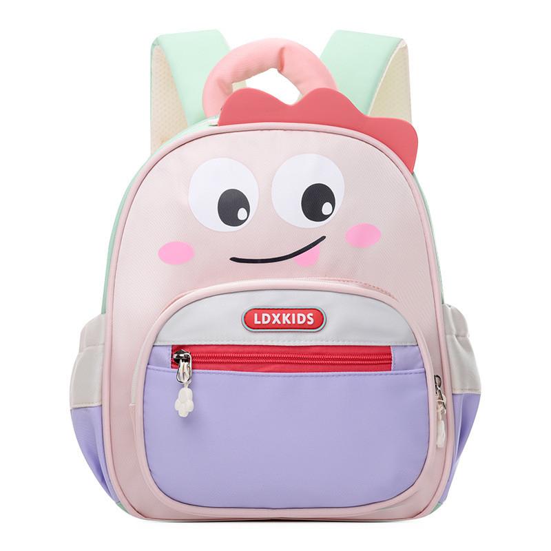 Childrens Cute Backpack Cartoon Design Unisex Student School Bag Kids Waterproof