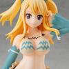 Anime Lucy Heartfilia Figure Aquarius Girl Lucy Standing Pose Action figure Erza Scarlet figurine Doll Collection Adult Boy Gift