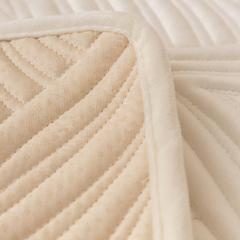 Осенне-зимний плюшевый чехол для дивана, однотонный плед, Нескользящий наполнитель, чехлы для диванов для гостиной, защитное полотенце для мебели