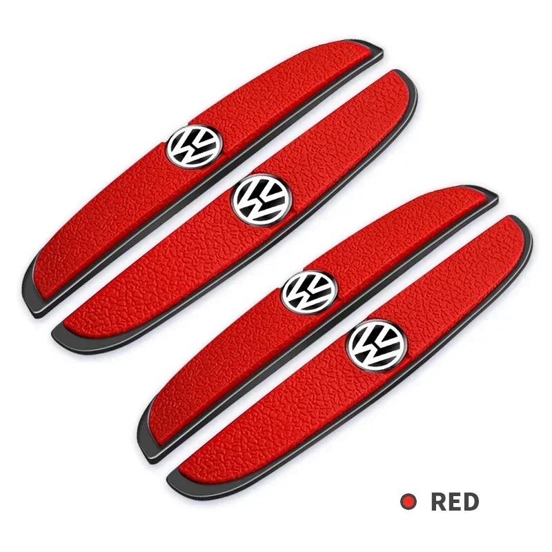 2026 Горячие Для Volkswagen VW 4 шт. Резиновая Противоударная Полоса Защитные Наклейки на Дверь Автомобиля Зеркало Заднего Вида Для Volkswagen VW Touran
