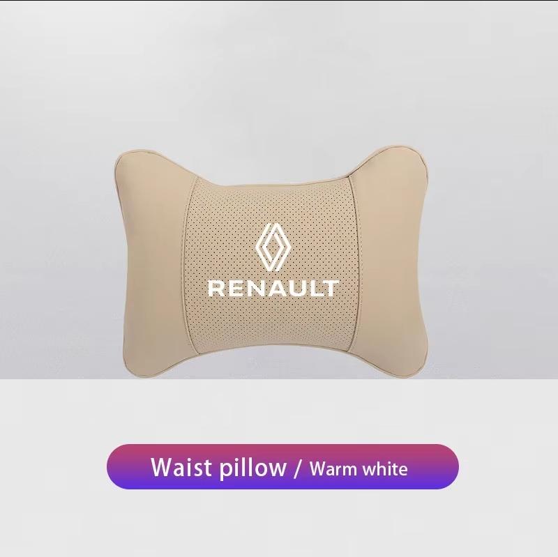 Car Interior Seat Headrest Neck Pillow Auto Lumbar Support For Renault Clio Koleos Megane Espace QM6 Kadjar Captur Scenic Duster Y999