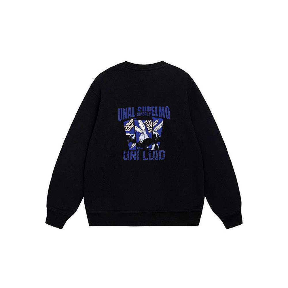 Nike Уличный дышащий городской повседневный универсальный пуловер с круглым вырезом и буквенным принтом, толстовка с логотипом, унисекс, черный BV2667-010(TEAM1061-3.3.2)