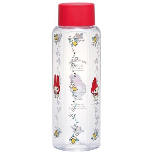 Skater Пластиковая бутылка для воды шестигранной формы, удобно держать в руке, 350 мл, выдувная, для взрослых и детей, для питья непосредственно из бутылки, прозрачная, легкая, детская прозрачная