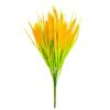 7 Forks Artificial Wheat Ears Rice Plant Bouquet Realistic Simulated Non Water Needed Easy To Care Indoor/Outdoor Decor