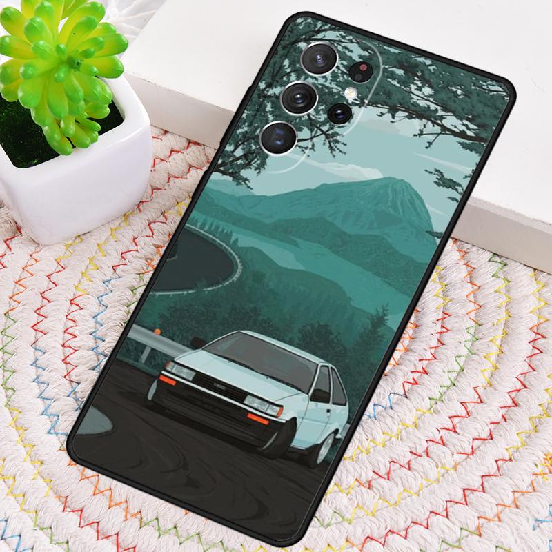 Силиконовый чехол для телефона Initial D Drift для Samsung Galaxy note 10 pro S26 S25 S24 S23 S22 S21 Plus S25Ultra Чехол