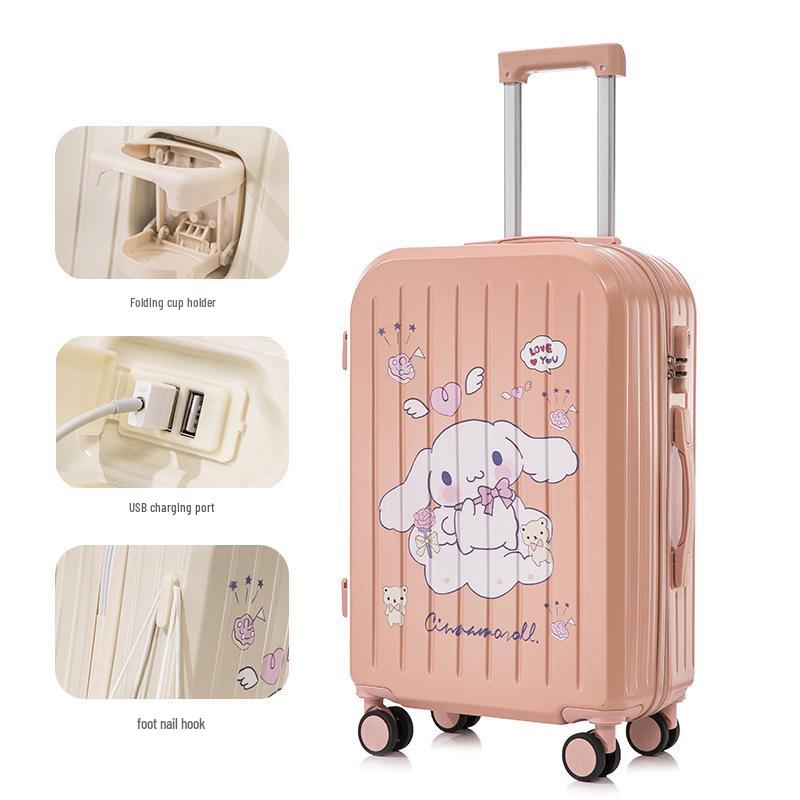 2025 New Cabin Size Luggage: Trolley Case with Combo Lock for Women, Men, and Kids