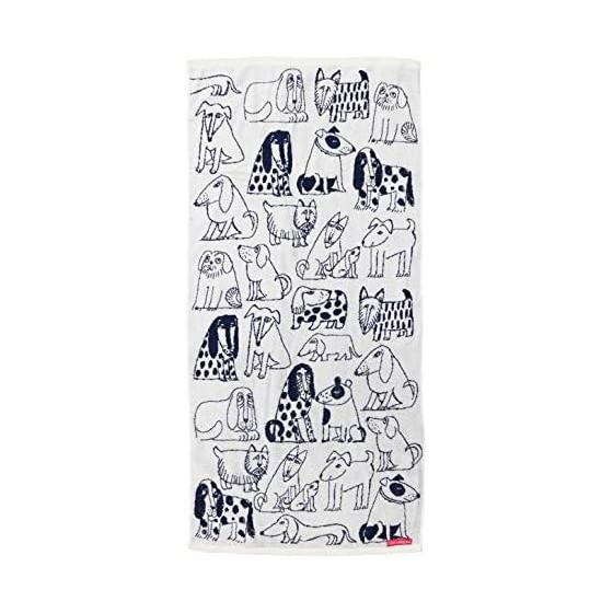 Marushin Lisa Larson Bath Towel Sketch Dog 100% Cotton LISA LARSON Present Gift Birthday Mother's Day Goods 6805007700