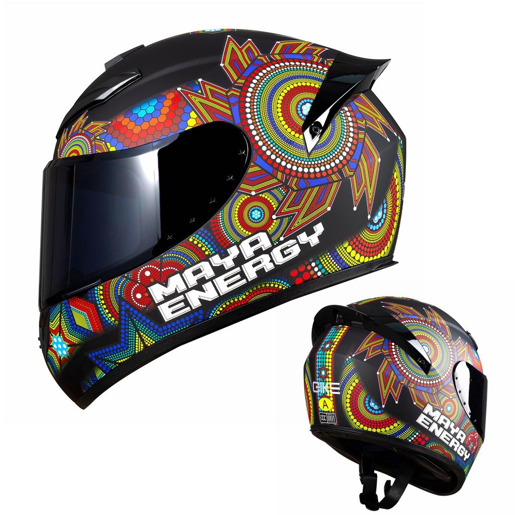 Motorcycle Helmet Unisex Safety Riding Helmet Four Seasons Universal Full Helmet Electric Vehicle Battery Car Helmet