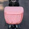 E Bike Basket Cover Accessory Dustproof Elastic Nylon Protector for Camping, City, Beach Grocery
