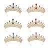Colorful Bridal Accessories, Princess Crown Birthday Party Performance Crown Flower Headband Hair Accessories Headdress