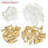 Accessories Connector 200x Insulation 3.9mm Male & 4.0mm Female Kit Uninsulated W/ Sleeve Connectors Cover Crimp