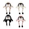 Kids Hat Penguin Design Ear Protection Knit Hat Autumn Winter Lightweight Warm Hat Outdoor Travel Accessory