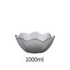 Exquisite Flower Shaped Salad Bowl Tableware Glass Salad Bowl Fruit Bowl Soup Bowl Dessert Bowl Practical Kitchenware