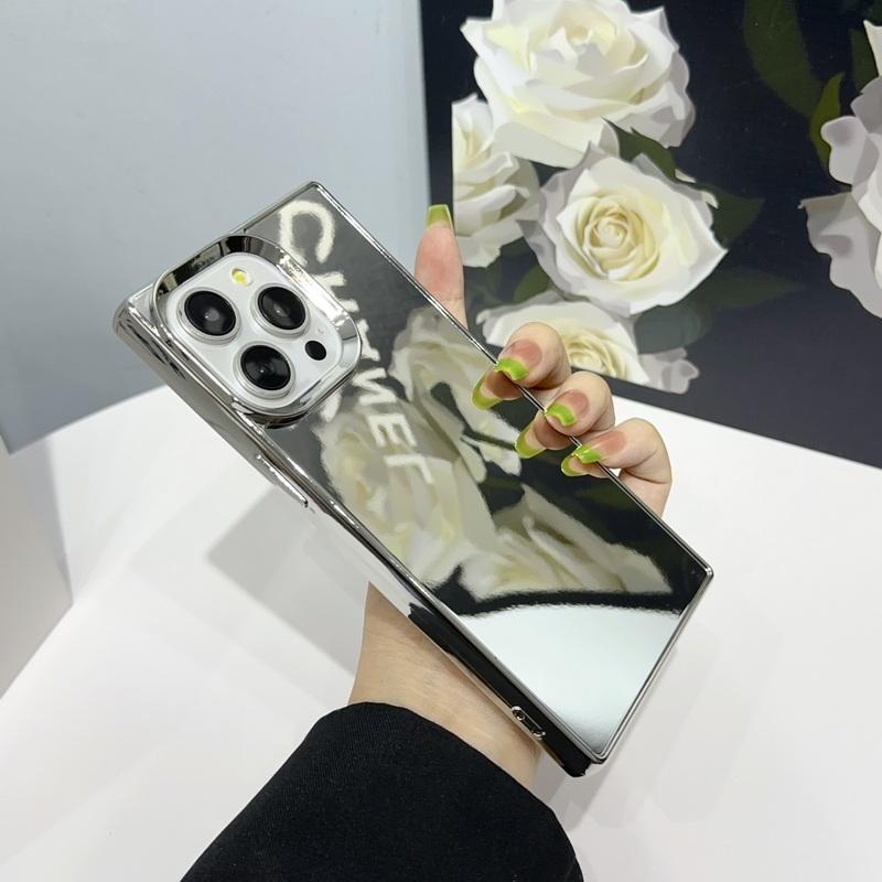 Однотонный тонкий глянцевый чехол для телефона iPhone 16 Pro Max 15 14 Pro 13 12 11 TPU мягкий противоударный защитный бампер для объектива